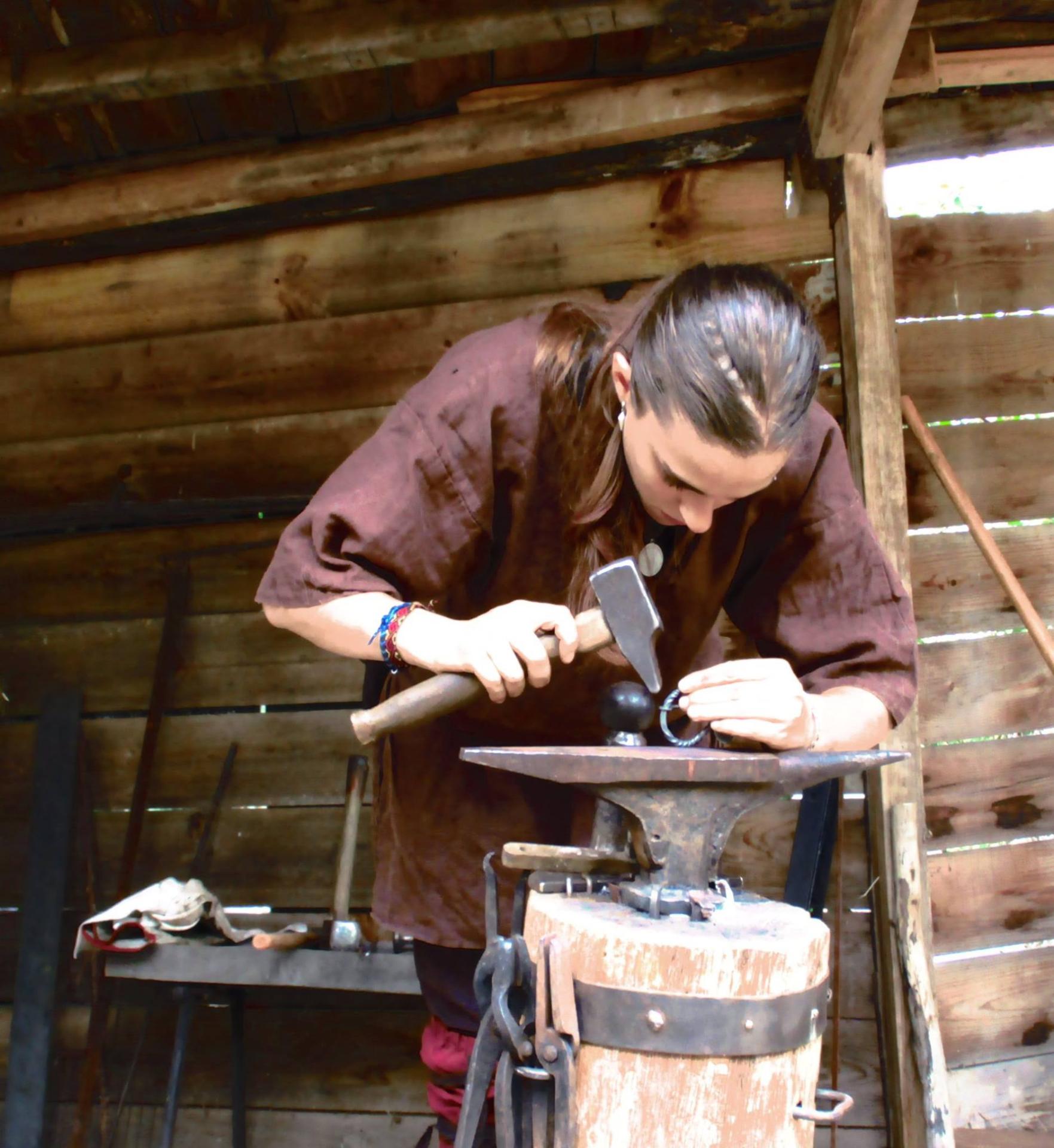 Forge au parc médiéval de Cahors