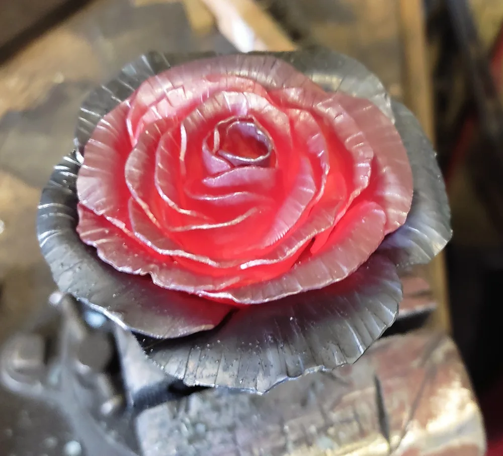 La Rose d'Acier — réalisation atelier