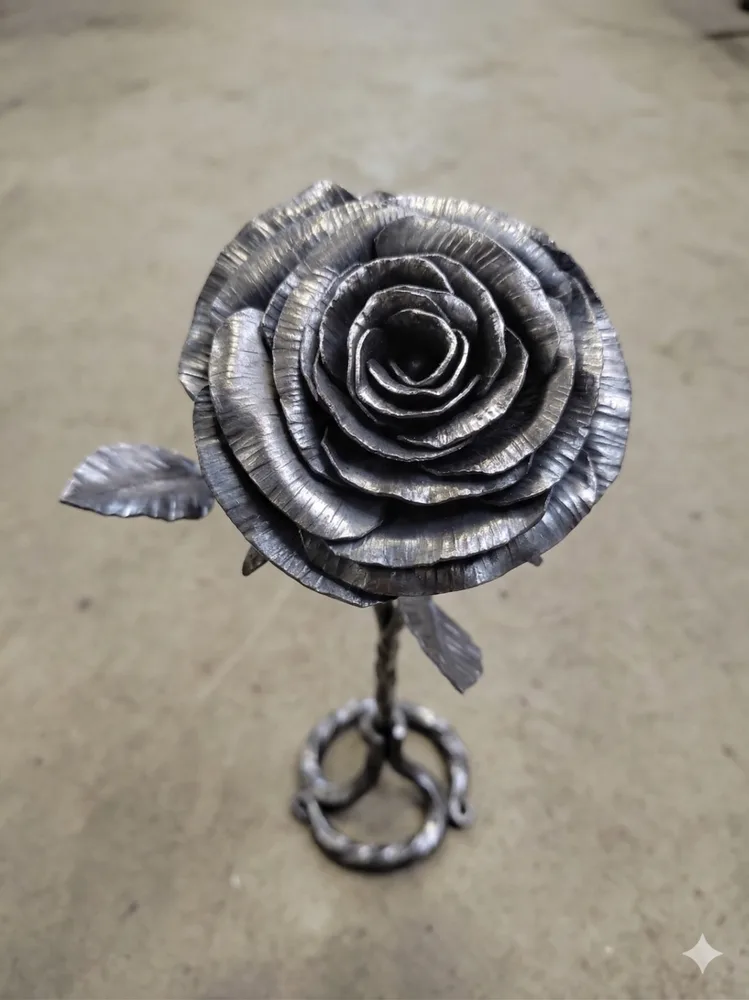 La Rose d'Acier — réalisation atelier